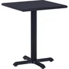 Image de vidaXL - Tuintafel - 60x60x75 - cm - zwart