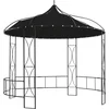 Image de vidaXL - Prieel - rond - 300x290 - cm - antraciet
