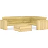 Image de vidaXL - 2-delige - Loungeset - geïmpregneerd - grenenhout