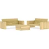 Image de vidaXL - 3-delige - Loungeset - geïmpregneerd - grenenhout