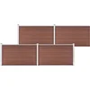 Image de vidaXL - Schutting - 699x106 - cm - HKC - bruin