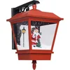 Image de vidaXL - Kerstwandlamp - met - LED-lampjes - en - kerstman - 40x27x45 - cm - rood