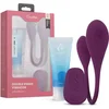 Image de Easy Choice - Koppelvibrator - Sex Toys voor Vrouwen en Mannen - Vibrators voor Vrouwen en Mannen - G-Spot Vibrator - Koppel Vibrator - Glijmiddel Waterbasis - EasyGlide Glijmiddel - Erotische Giftset - Cadeau Vrouw en Man - EasyToys - Paars