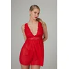 Image de Christine le Duc - Babydoll & String - Lingerie Erotisch - Lieve - Rood
