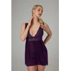 Image de Christine le Duc - Babydoll en String - Lingerie Erotisch - Lieve - Paars