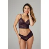 Image de Christine le Duc - Kanten Bralette Set - Lingerie Erotisch - Valerie - Paars