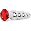 Image de Anale Plug met Edelsteen - Rood