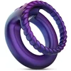 Image de Hueman - Jupiter Vibrerende Cock- en Ballenring - Paars