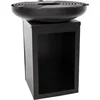 Image de RedFire - Matanzas - Zwart - Staal - Vuurschaal - Fire Pit - Stevig staal - Industrieel - Terrasverwarming - Sfeerhaard - BBQ - houtopslag