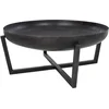 Image de RedFire   Tornio   Zwart - Staal   Vuurschaal   Fire Pit   Stevig staal   Diameter 80cm - Industrieel   Terrasverwarming   Sfeerhaard