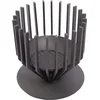 Image de RedFire   Irving   Medium   Zwart - Staal   Vuurkorf   Fire Pit   Stevig staal   Diameter 44cm   Terrasverwarming   Sfeerhaard   Fire basket