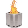 Image de RedFire - Volcano - Extra large - Roestvrij staal - Vuurhaard - Incl. beschermhoes - Hout & pellet gestookt - Drievoudige verbranding
