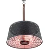 Image de Sunred - Moderna Artix - Ultra lijn - Zwart - Hangend model - Terrasverwarmer - Infraroodstraling - 2000 W   ECO - 5 standen   ECO   SMART - Afstand bestuurbaar - Elektrische heater   Slimme heater