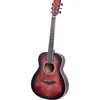 Image de Fazley W55-COL-R-3/4 ColourTune western gitaar rood