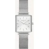 Image de Rosefield The Boxy Xs Dames Horloge - Zilver Ø22 X 24 Mm - QMWMS-Q038