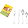 Image de Zilverstad - Kinderbestek 4-delig nijntje vriendjes RVS 18/10