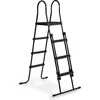 Image de EXIT Zwembadtrap Framehoogte 108-122cm - Zwembadladder - Anti-Slip - Opklapbaar - Zwembad Accessoire - Zwart