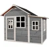 Image de EXIT Loft 150 Houten Speelhuis - Speelhuisje voor Buiten - FSC Hout - Kinderen - Grijs