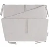 Image de Baby's Only Bedbumper - Bedomrander - Bedomranding baby - Boxbumper - Parkomrander Sense - Kiezelgrijs - 180x30 cm