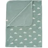 Image de Fresk Wiegdeken   80 x 100 cm   Deken voor Baby's   Ademend   Kraamcadeau   Biologisch Katoen   Groen   Hedgehog