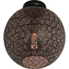 Image de Freelight Oronero plafondlamp - bollamp - kap Ø30 cm - excl. E27 lichtbron - zwart met goud