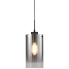 Image de Ventotto Hanglamp 1 lichts zwart / smoke glas - Modern - Freelight