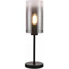 Image de Ventotto Tafellamp 1 lichts zwart / smoke glas - Modern - Freelight