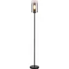 Image de Ventotto Vloerlamp 1 lichts zwart / smoke glas - Modern - Freelight - 2 jaar garantie