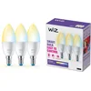 Image de WiZ Kaarslamp 3-pack - Warm- tot Koelwit Licht - Slimme LED Verlichting - E14 fitting - 40W - Mat - Wi-Fi