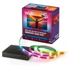 Image de WiZ HDMI Sync Box met TV verlichting - WiZ Entertainment Starterkit - Inclusief RGBIC LED strip voor 75-85 Inch TV's - Synchroniseer je verlichting met films, games en muziek - HDMI 2.0 - 4K ondersteuning bij 60Hz