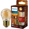 Image de Philips LED Kogellamp Spiraal Goud - 25 W - E27 - Dimbaar extra warmwit licht
