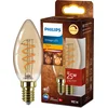 Image de Philips Vintage LED - Dimbare lamp - 25W - Extra warmwit licht: 2200K - E14 fitting - Amberkleurig glas - Kaarslamp