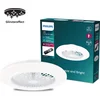 Image de Philips Amigo Ventilator - Energiezuinige LED verlichting - Plafondlamp - Instelbare kleurtemperatuur - 57,5 cm diameter -Afstandsbediening - Wit met glinstereffect
