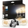 Image de Philips Hue filament standaardlamp A60 - warm tot koelwit licht - 3-pack - E27