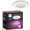Image de Philips Hue inbouwspot dun - wit en gekleurd licht - Ø90mm - wit