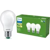 Image de Philips UltraEfficient LED lamp Mat - 60W - E27 fitting - Warmwit licht; 2700K - Ultra Efficiënt: Energielabel A - 3-pack