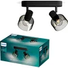 Image de Philips Sleet Spot - Plafondspot met twee lichtpunten - Met gerookt glas - Kleine fitting E14