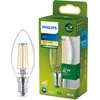 Image de Philips Ultra Efficient LED kaarslamp Transparant - 40 W - E14 - Warmwit licht - Energielabel A