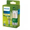 Image de Philips Ultra Efficient LED kaarslamp Transparant - 40 W - E27 - Warmwit licht