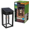 Image de Philips Geri Wandlamp - UltraEfficient LED - Solar buitenlamp - Warmwit licht 2700K - Zwart - Rechthoekig ontwerp - Bewegingssensor - Zonne-energie - Schemersensor