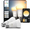 Image de Philips Hue Slimme LED A60 lamp, Warm tot Koelwit Licht, E27 Fitting, 2-pack