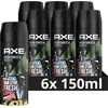 Image de Axe Fresh Forest & Graffiti Deodorant Bodyspray - 6 x 150 ml - Voordeelverpakking