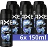 Image de AXE - Deodorant Bodyspray - Click - 6 x 150 ml - Voordeelverpakking