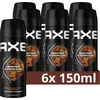 Image de AXE - Deodorant Bodyspray - Leather & Cookies - 6 x 150 ml - Voordeelverpakking