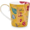 Image de Pip Studio alfabetmok - R - Blushing birds yellow - mok - 350ml - porselein - geel - lettermok R