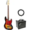 Image de Fazley FJB218 Elektrische basgitaar set - Met versterker + kabel - Voor beginners - Sunburst