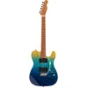 Image de Elektrische gitaar met deluxe gigbag Fazley Sunrise Series Tide Blue Ocean Fade