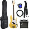 Image de Basgitaar starterset Fazley Classic Series FPB118 Yellow