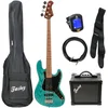 Image de Basgitaar starterset Fazley Outlaw Series Judge Plus Blue