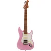 Image de Fazley Sunset Series Dawn HSS Shell Pink elektrische gitaar met gigbag